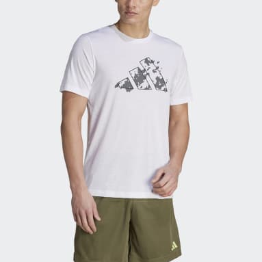 T-shirt da allenamento Train Essentials Seasonal Graphic Bianco Uomo Fitness & Training
