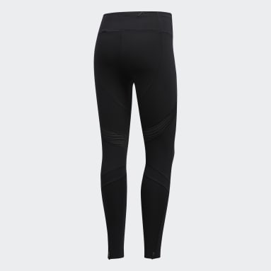 Mallas Largas How We Do - Corte Medio Negro Mujer Running