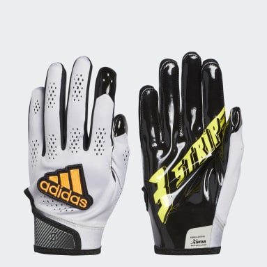 Men's Football Grey Adizero Wheels Gloves