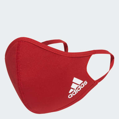 Sportswear Red Face Covers 3-Pack M/L