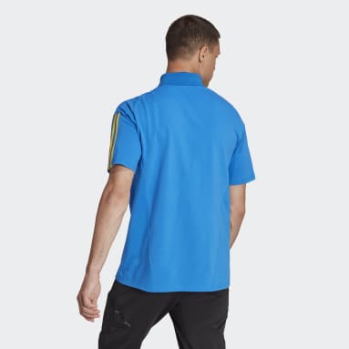 Polo Suède Tiro 23 Bleu Hommes Football