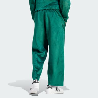 Men Originals Green Premium Essentials+ Velour Pants