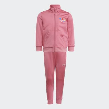 Kids Originals Pink Adicolor Track Suit