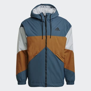Casaca Térmica Back to Sport con Capucha Azul Hombre Sportswear