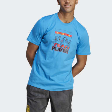 Muži Sportswear modrá Tričko adidas x LEGO® Football Graphic