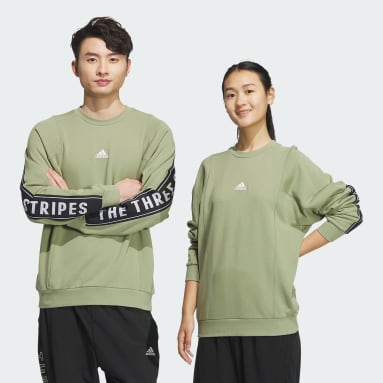 00s adidas アディダス スウェット ラグラン V字ガゼット 緑 黒 ワーディングパック-ルーズ