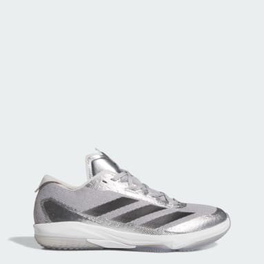 Adizero Impact Turf Silver Speed Baseball Shoes