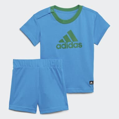 adidas x Classic LEGO® Tee and Shorts Sett Blå
