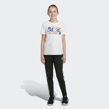 👕Kids\' White T-Shirts (Age adidas US👕 0-16) 