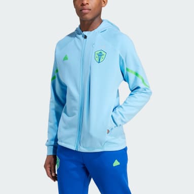 Men's Soccer Blue Seattle Sounders FC Designed for Gameday Anthem Jacket