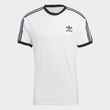 Männer Originals adicolor Classics 3-Streifen T-Shirt Weiß