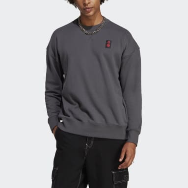 Heren Voetbal grijs FC Bayern München Lifestyler Sweatshirt