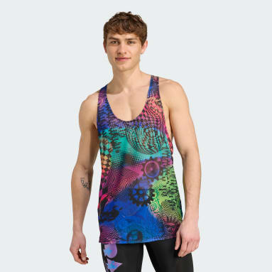 เสื้อกล้ามพิมพ์ลายทั้งตัว adidas x Jeremy Scott Pride