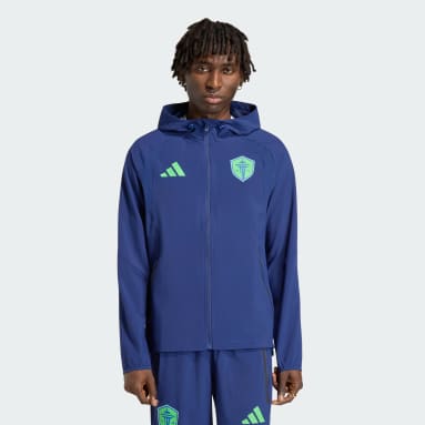 Seattle Sounders Tiro Travel Full Zip Windbreaker