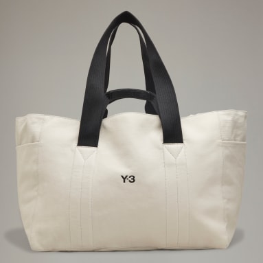 Y-3 Y-3 Lux Ledertasche Grau