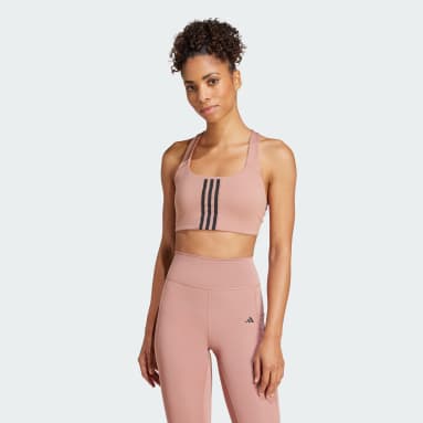 Powerimpact Training Medium-Support 3-Stripes Bra