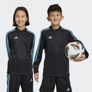 Sudadera entrenamiento Tiro 23 Club Negro Niño Fútbol
