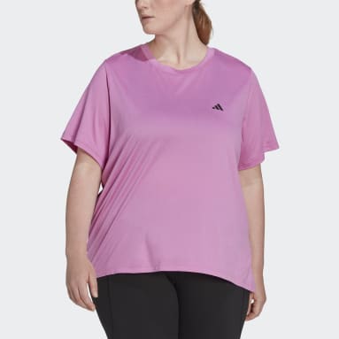 Women Gym & Training Purple AEROREADY Made for Training Minimal T-Shirt (Plus Size)