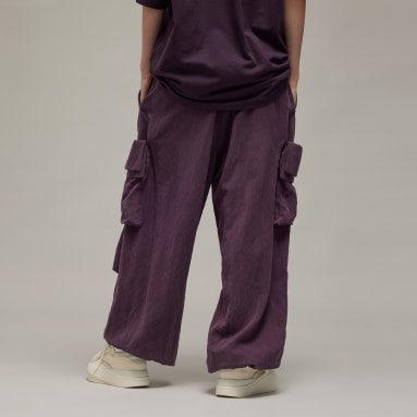 Women's Y-3 Purple Y-3 Cuffed Cargo Pants