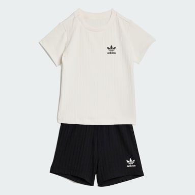 REGULAR WIDE RIB SHORT T-SHIRT SET