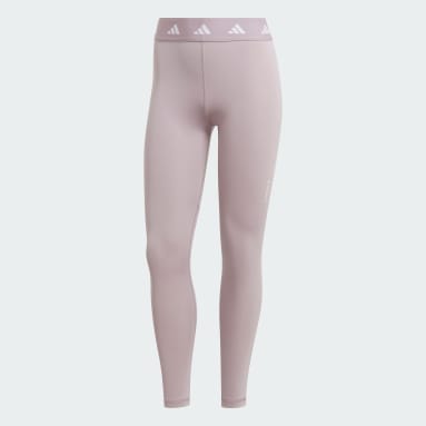 Ženy Cvičení A Trénink nachová Legíny Techfit 7/8