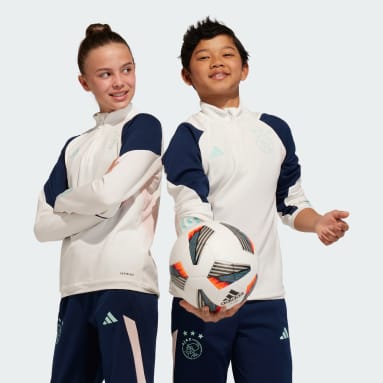 Deti Futbal biela Top Ajax Amsterdam Tiro 23 Training Juniors