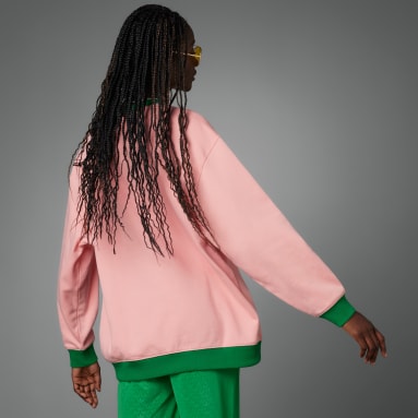 Frauen Originals adicolor Heritage Now Sweatshirt Rosa