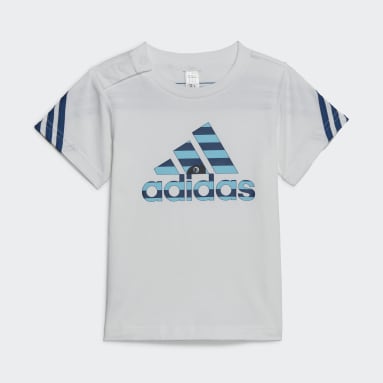 Kids Sportswear White adidas x Classic LEGO® Tee and Pant Set