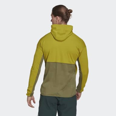Men TERREX Green Terrex Zupahike Hooded Fleece Jacket