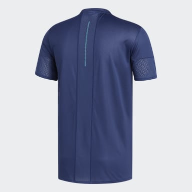 Camiseta 25/7 Rise Up N Run Parley Azul Hombre Running
