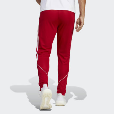 Jersey Plain Three Quarter Pant For Men - White and Red