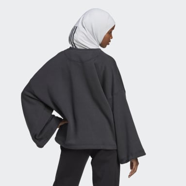 Sweat-shirt en molleton Studio Lounge gris Femmes Sportswear
