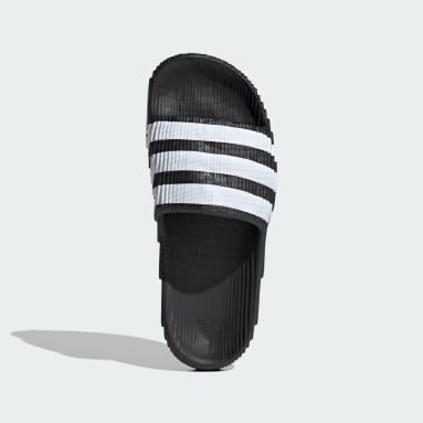 adidas Adissage Mens Slides Black / White US 14