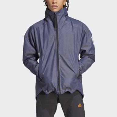 Heren Sportswear blauw MYSHELTER RAIN.RDY Denim Jack
