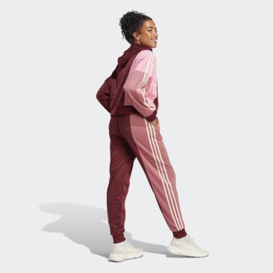 Kvinder Sportswear Burgundy Bold Block træningsdragt