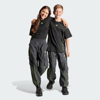 Kids Sportswear Grey Dance Woven Cargo Pants Kids
