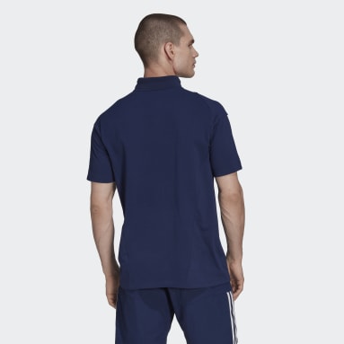 Polera con Cuello Tiro 23 Competition Azul Hombre Fútbol
