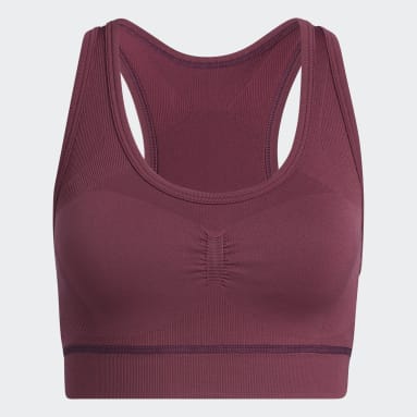 Women Training Burgundy Studio Bra