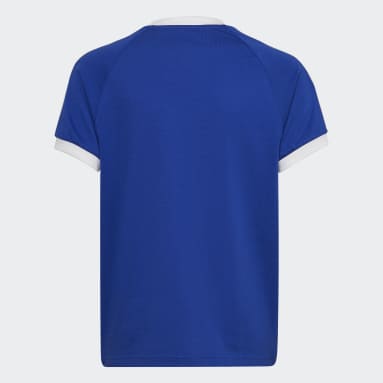 Camiseta Adicolor 3 Rayas Azul Niño Originals