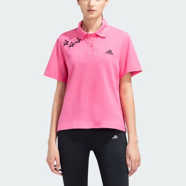 Women Training Pink W BLUV Q3 POLO