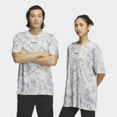 TERREX National Geographic Graphic Tencel T-Shirt – Genderneutral Grau