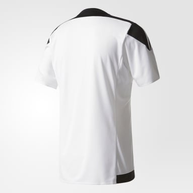 Männer Fußball Striped 15 Trikot Weiß