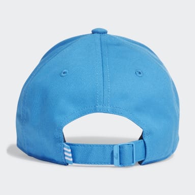 ไลฟ์สไตล์ สีน้ำเงิน หมวกแก๊ปผ้าทวิล Baseball 3-Stripes