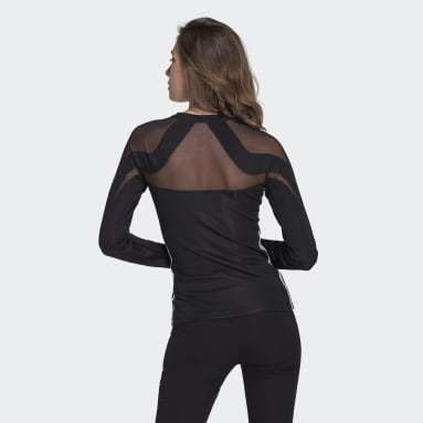 Women originals Black Centre Stage Mesh Top