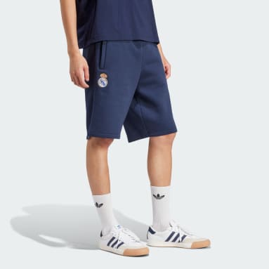 Men Football Blue Real Madrid Essentials Trefoil Shorts