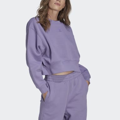 adidas Women's Purple Hoodies & Sweatshirts