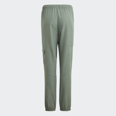 Kids Training Green City Escape Casual Woven Cargo Pocket Pants