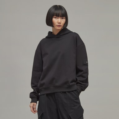 Sweat-shirt à capuche boxy en coton bio Y-3 Noir Femmes Y-3