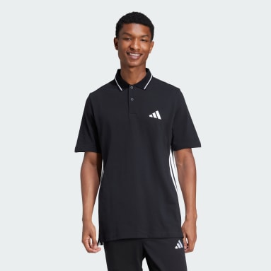 Essentials 3-Streifen Piqué Poloshirt