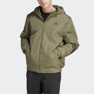 Muži Sportswear zelená Bunda Back to Sport Hooded